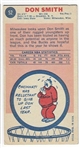 1969 Topps Basketball #52 Don Smith - Milwaukee Bucks